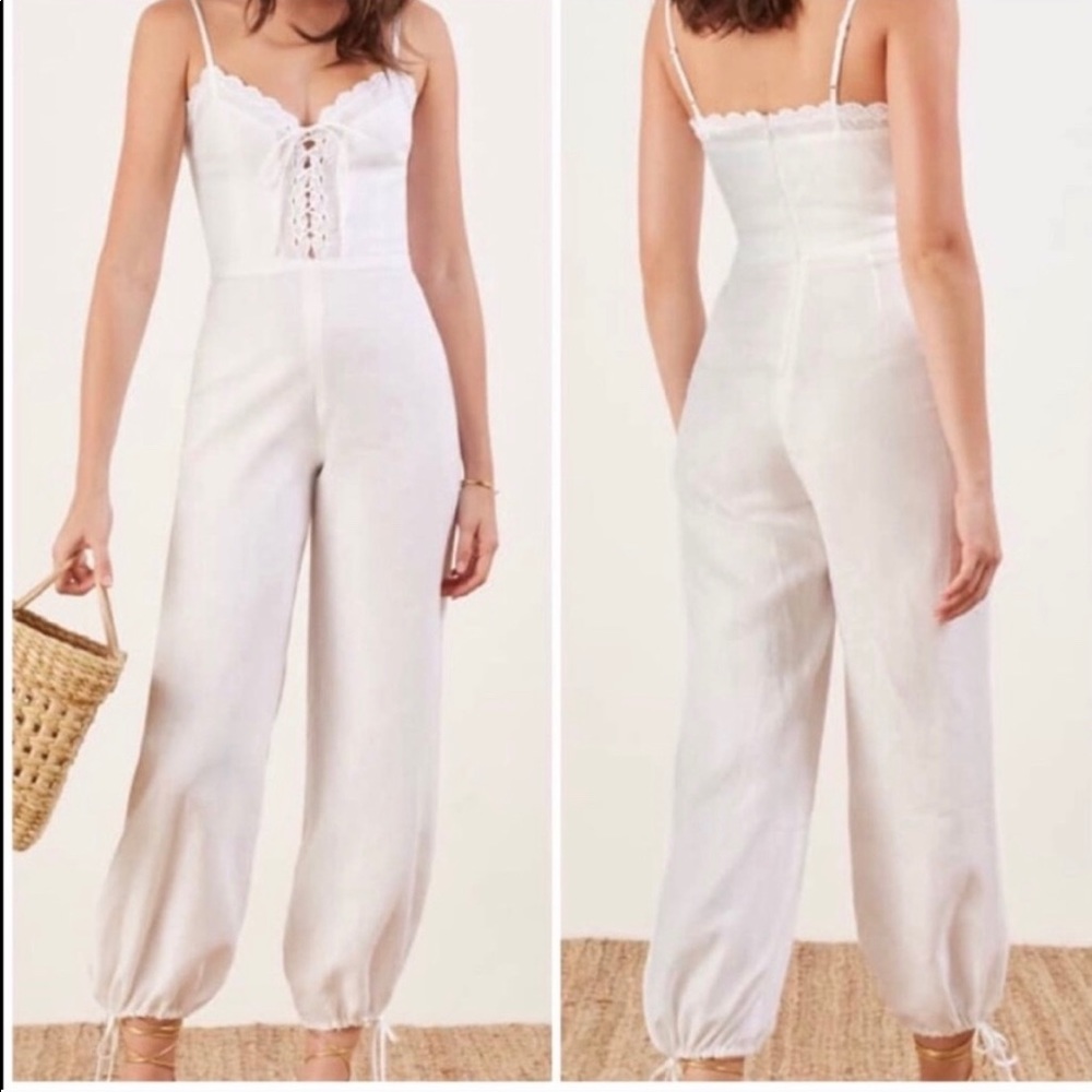 COPY - Reformation linen size 0 jumpsuit.